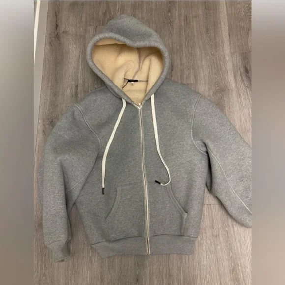 R13 oversized zip hoodie. XXS